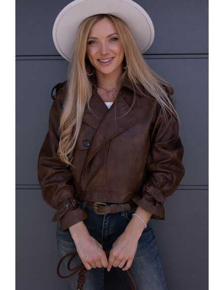 Kurtka Skay Gomez Brązowa