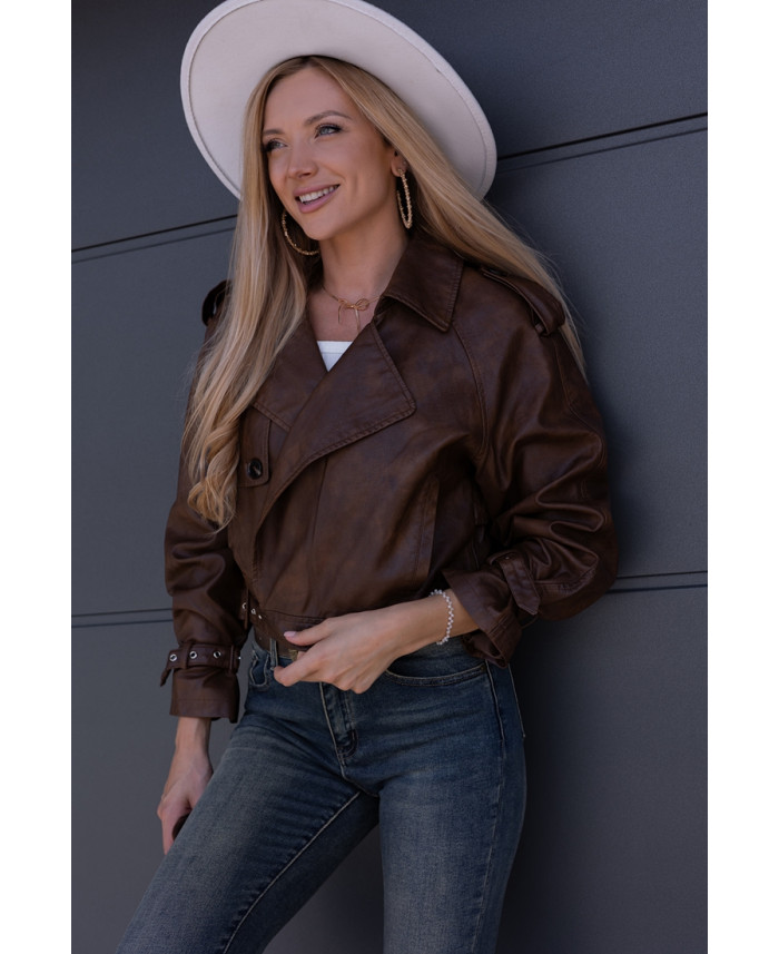 Kurtka Skay Gomez Brązowa