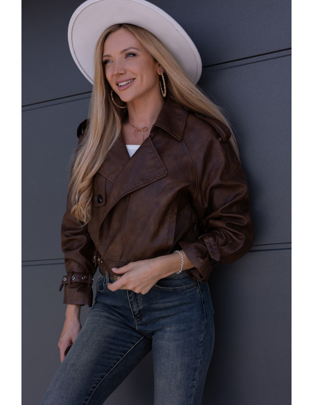 Kurtka Skay Gomez Brązowa