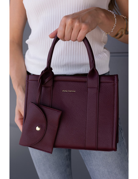 Torebka Tommy Bordowa