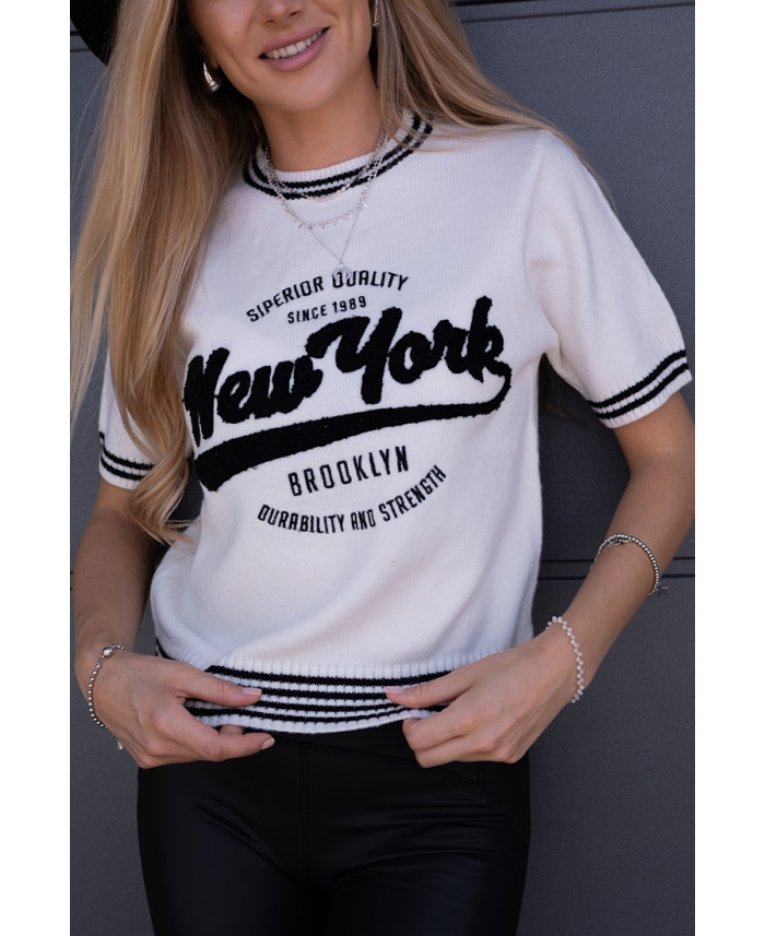 Sweterek New York Czarny