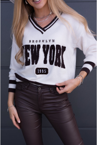 Sweter Brooklyn Brązowy 2