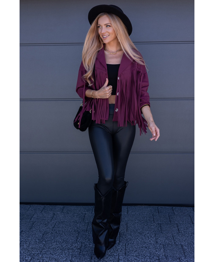 Kurtka Rotti Bordowa