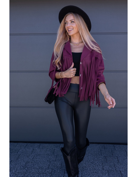 Kurtka Rotti Bordowa