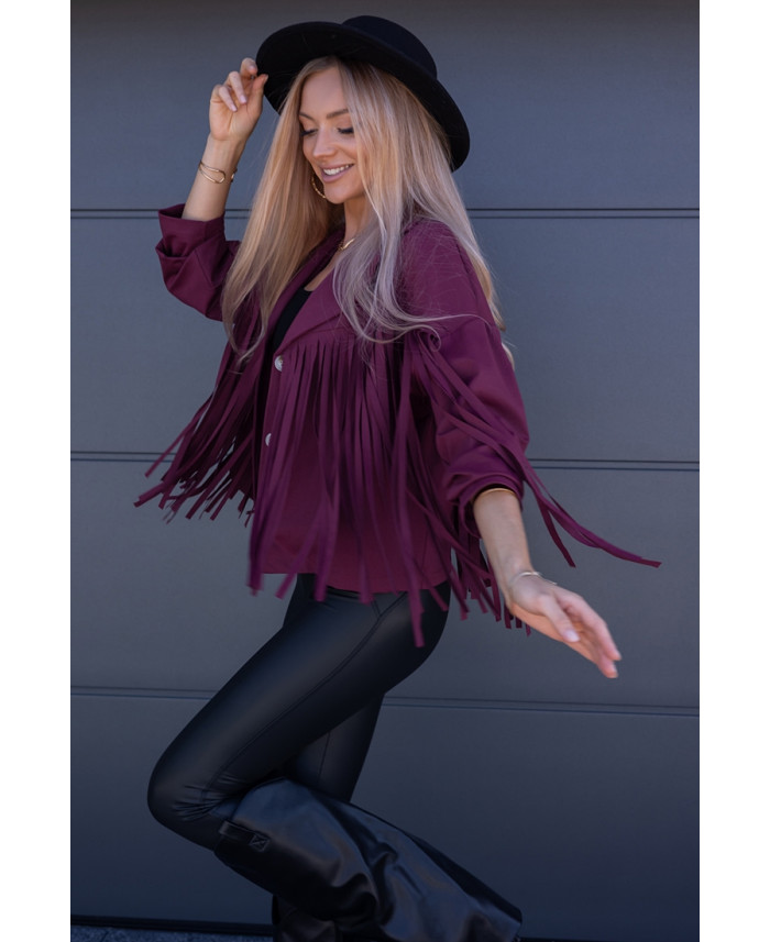 Kurtka Rotti Bordowa