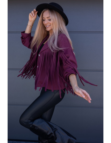 Kurtka Rotti Bordowa