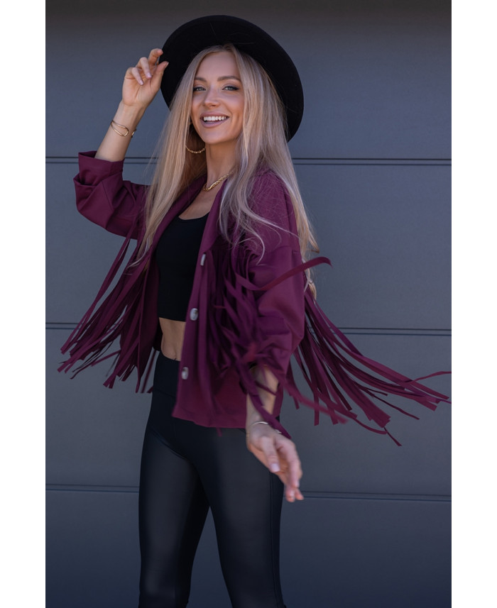 Kurtka Rotti Bordowa