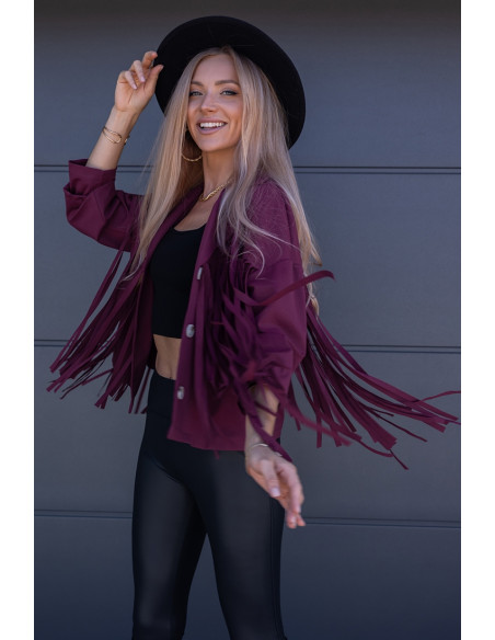 Kurtka Rotti Bordowa