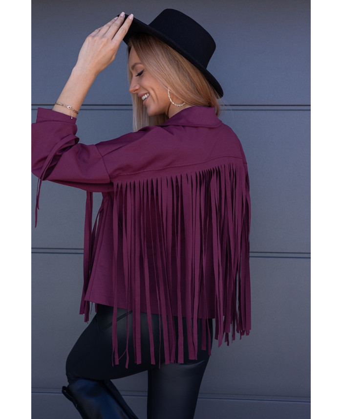 Kurtka Rotti Bordowa