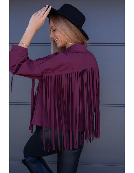 Kurtka Rotti Bordowa