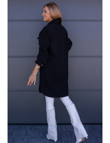 Kurtka Koszulowa Long Czarna