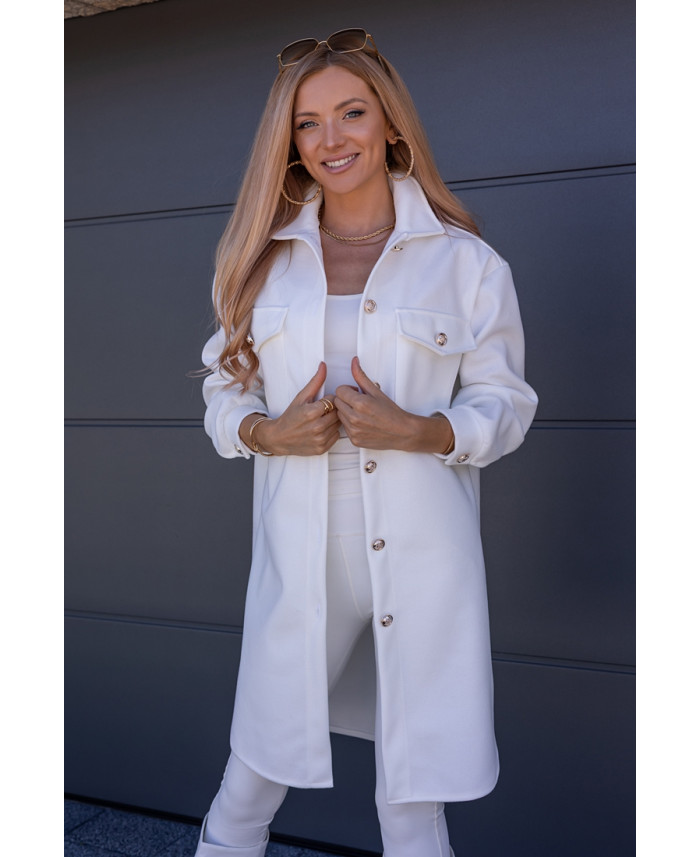 Kurtka Koszulowa Long Ekri