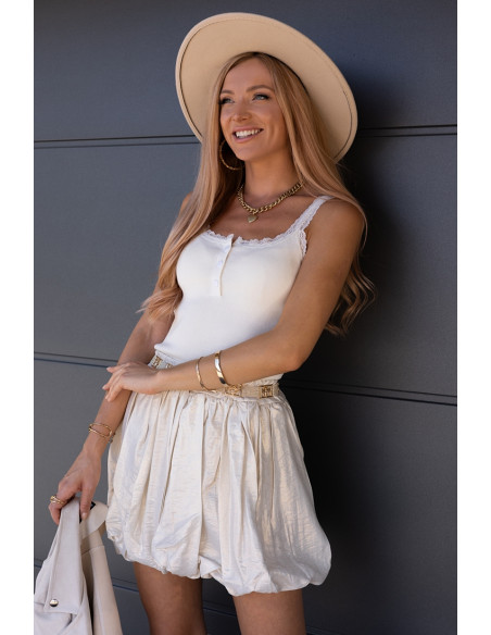 Bluzka Top Simson Ekri