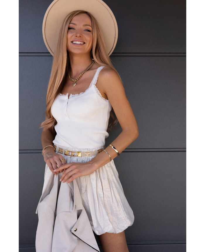 Bluzka Top Simson Ekri