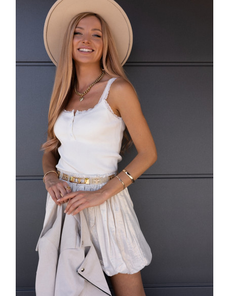 Bluzka Top Simson Ekri