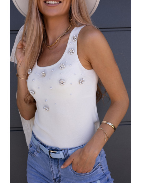 Bluzka Top Nice Ekri