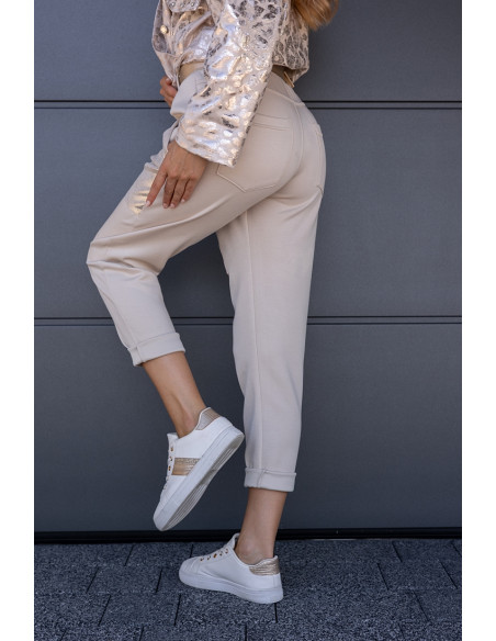 Spodnie Midde Beżowe