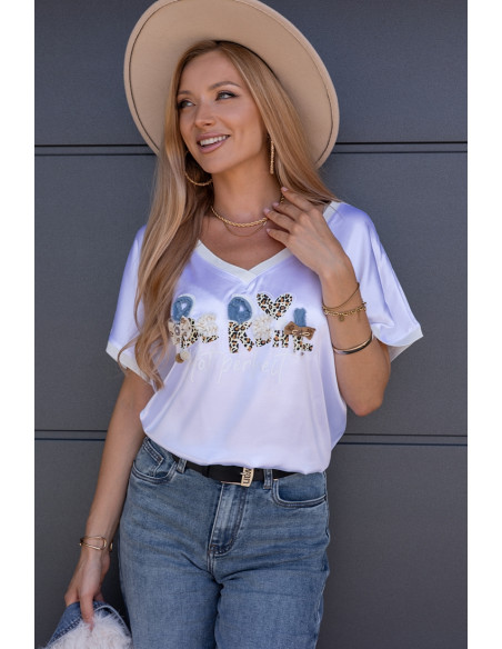 Bluzka Satin Be Rock