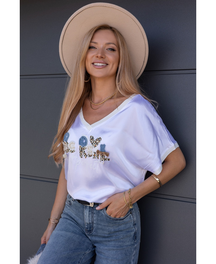 Bluzka Satin Be Rock