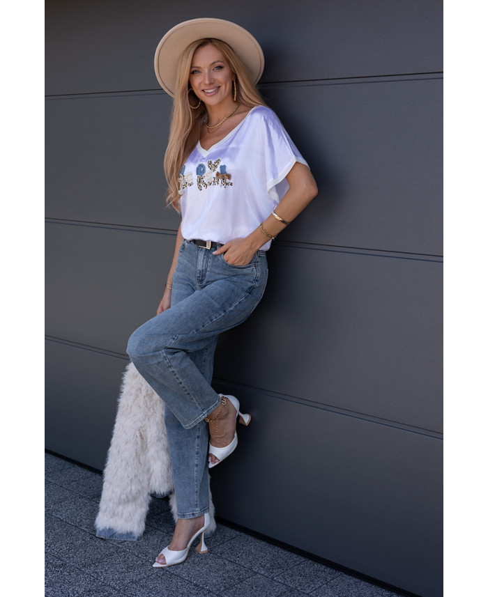 Bluzka Satin Be Rock