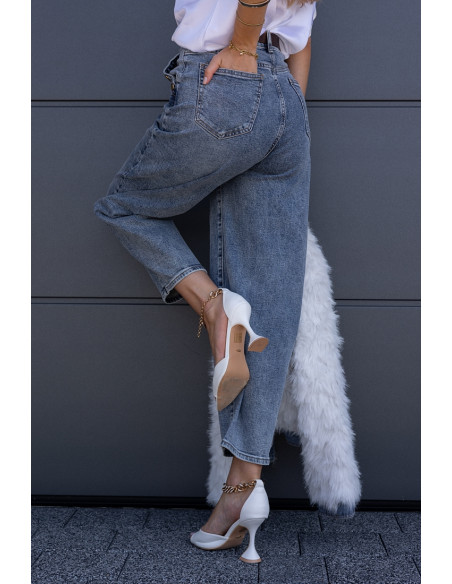 Spodnie Jeans Balloon Buttoni