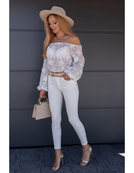 Bluzka Hiszpanka Flora Ekri