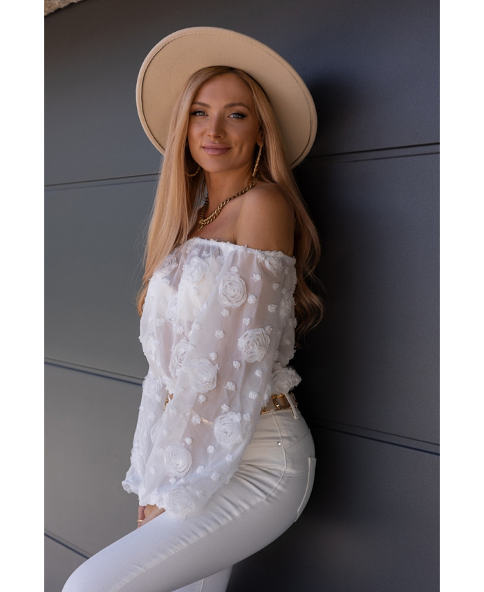 Bluzka Hiszpanka Flora Ekri