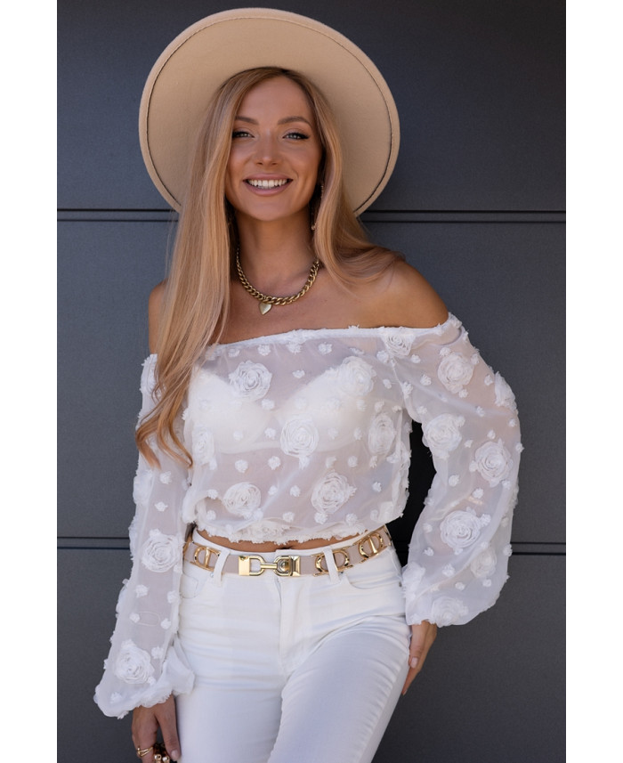 Bluzka Hiszpanka Flora Ekri