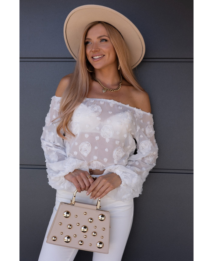 Bluzka Hiszpanka Flora Ekri