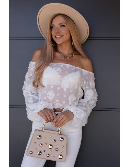 Bluzka Hiszpanka Flora Ekri