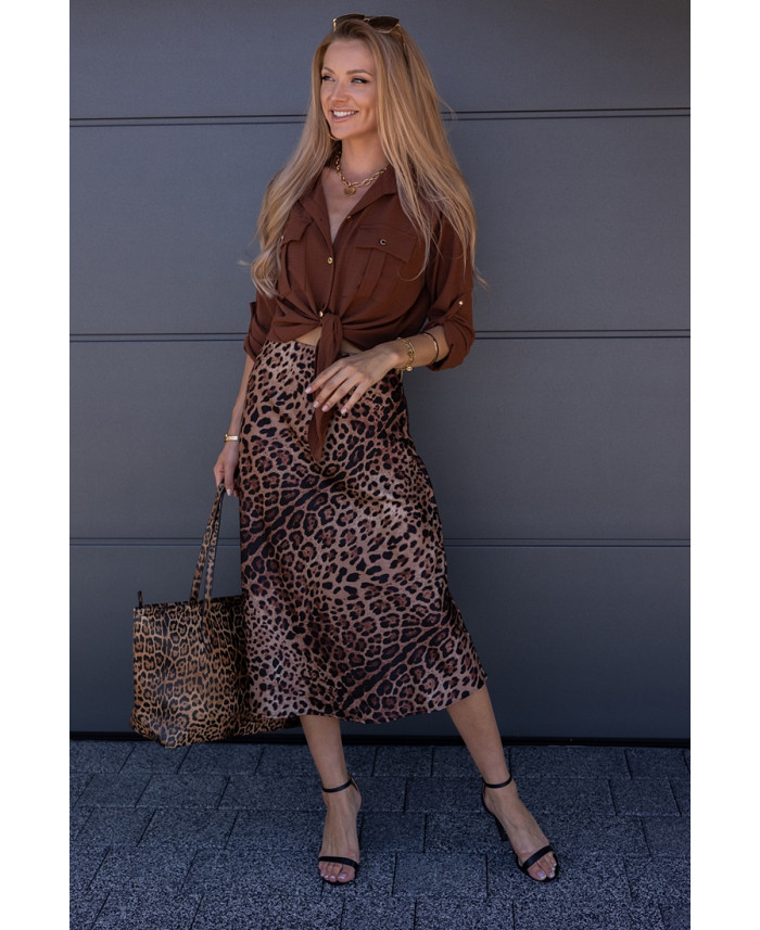 Koszula Tikko Brązowa