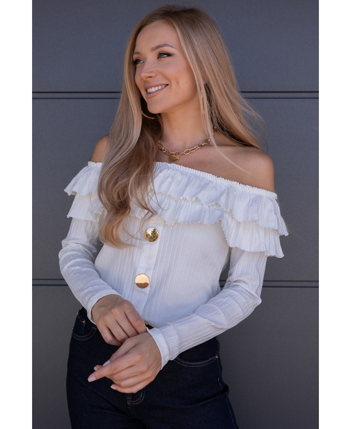 Bluzka Hiszpanka Finez Biała