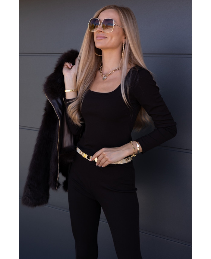 Komplet Lenna Brązowy