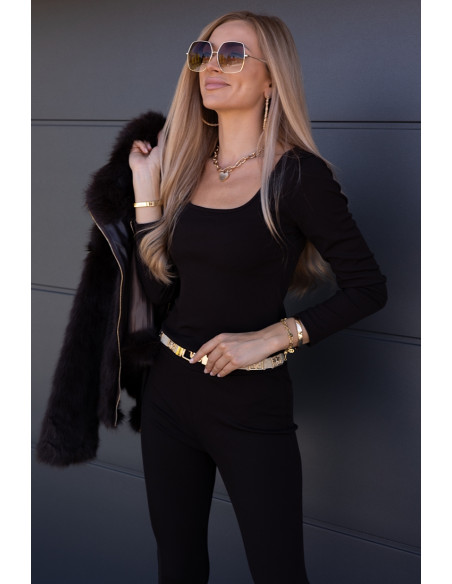 Komplet Lenna Brązowy