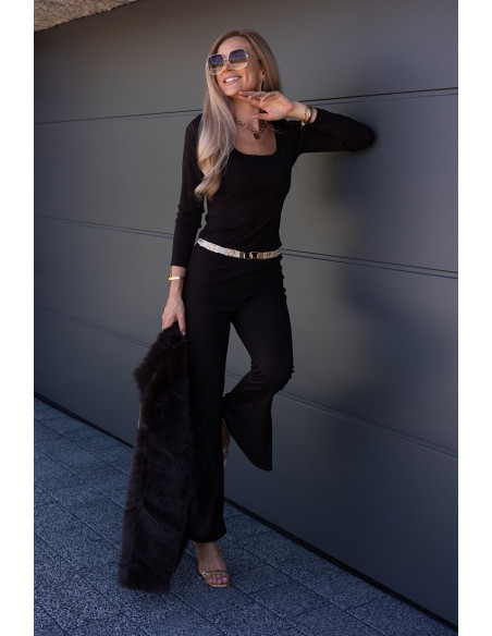 Komplet Lenna Brązowy