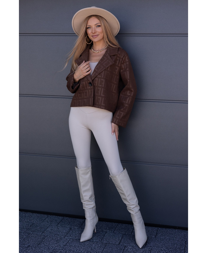 Kurtka Fend Brązowa