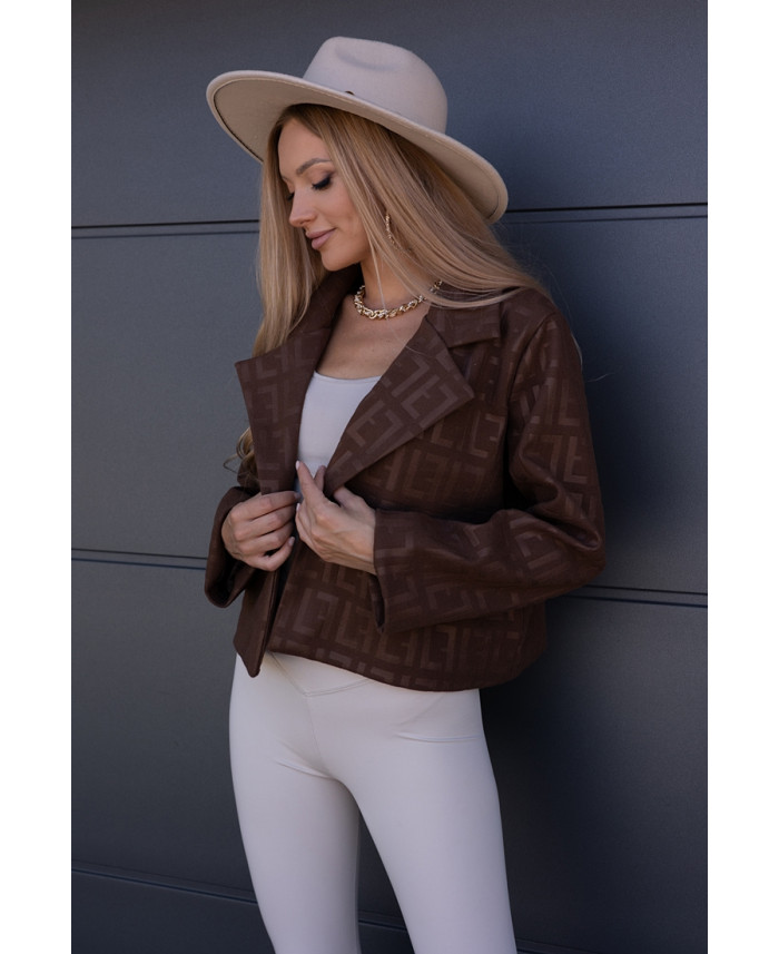 Kurtka Fend Brązowa