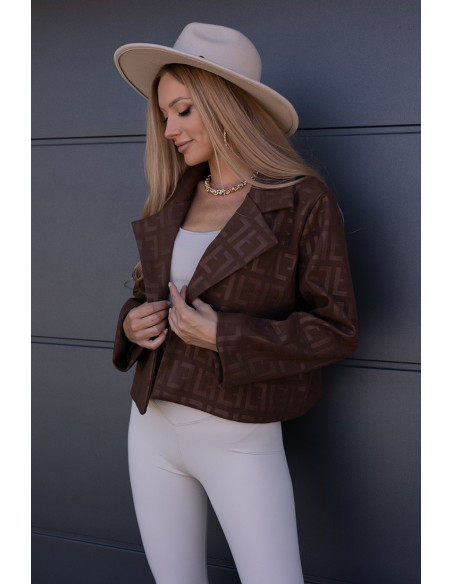 Kurtka Fend Brązowa