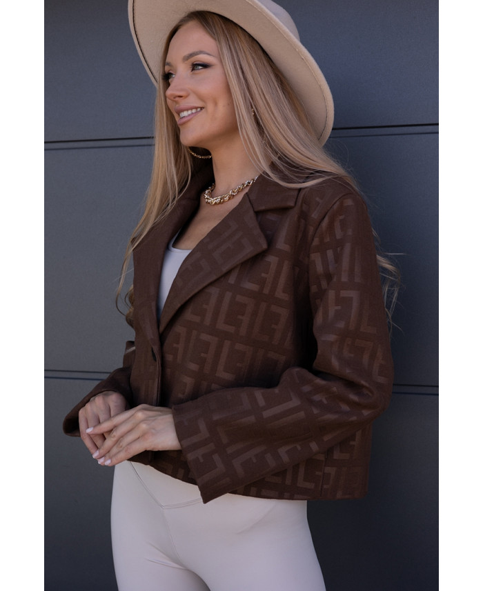 Kurtka Fend Brązowa