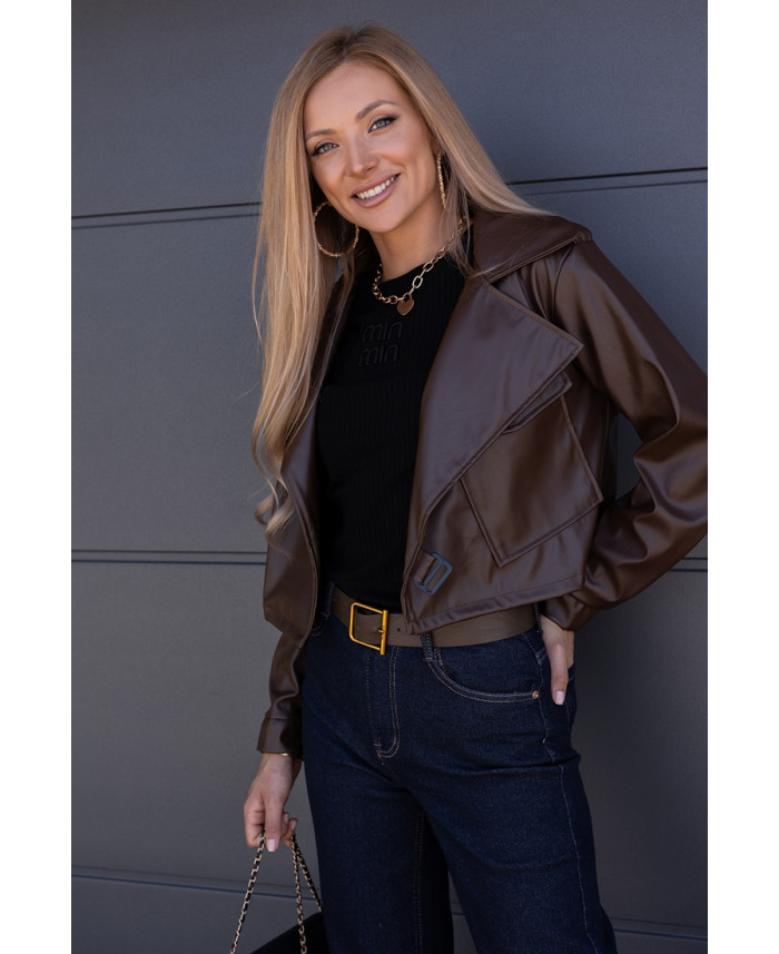 Kurtka Ekoskaj Dorma Brązowa