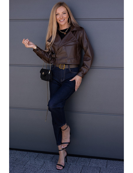 Kurtka Ekoskaj Dorma Brązowa