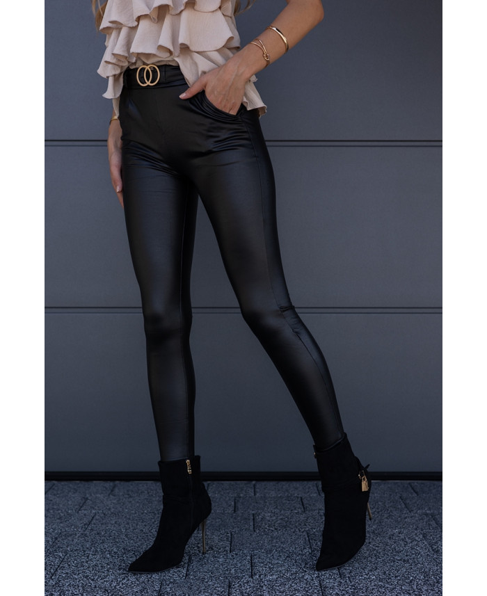 Spodnie Woskowane Rick Czarne