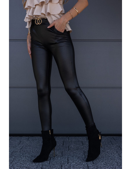 Spodnie Woskowane Rick Czarne