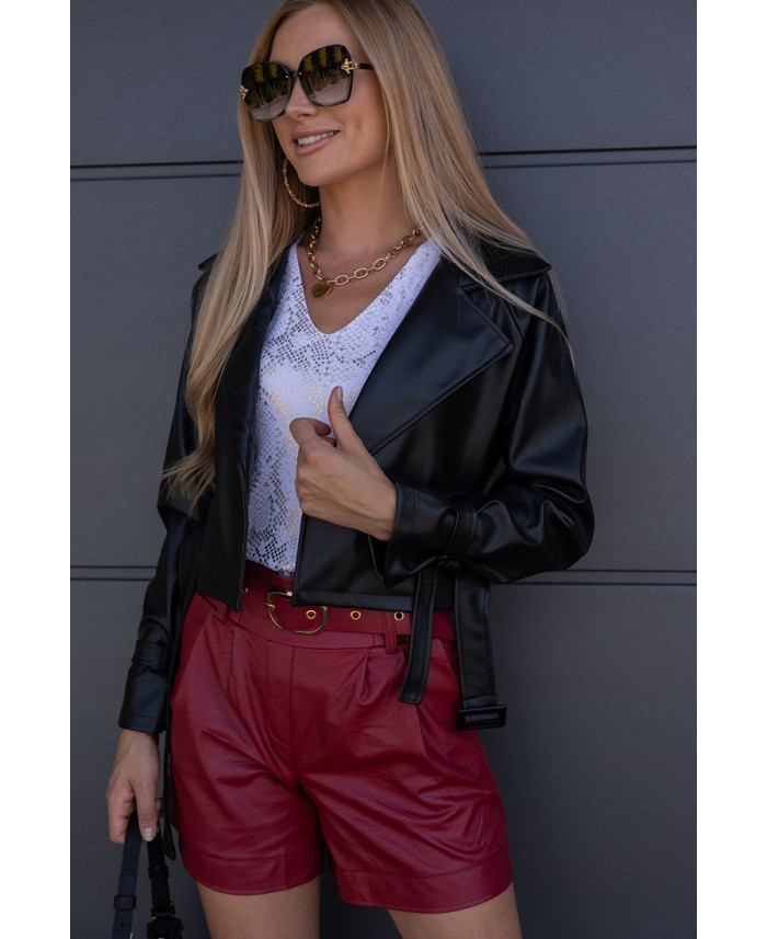 Krótkie Spodenki Lovy Burgund