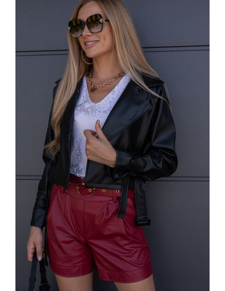 Krótkie Spodenki Lovy Burgund