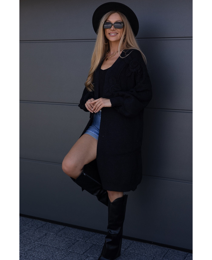 Sweter Kardigan Rosess Czarny