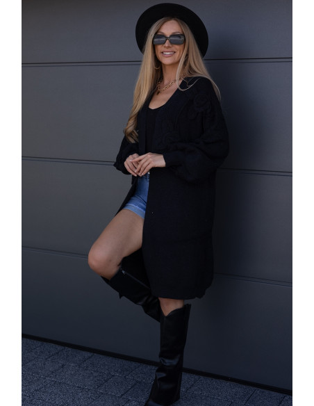 Sweter Kardigan Rosess Czarny