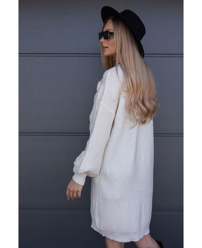 Sweter Kardigan Rosess Kremowy