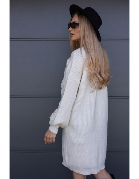 Sweter Kardigan Rosess Kremowy