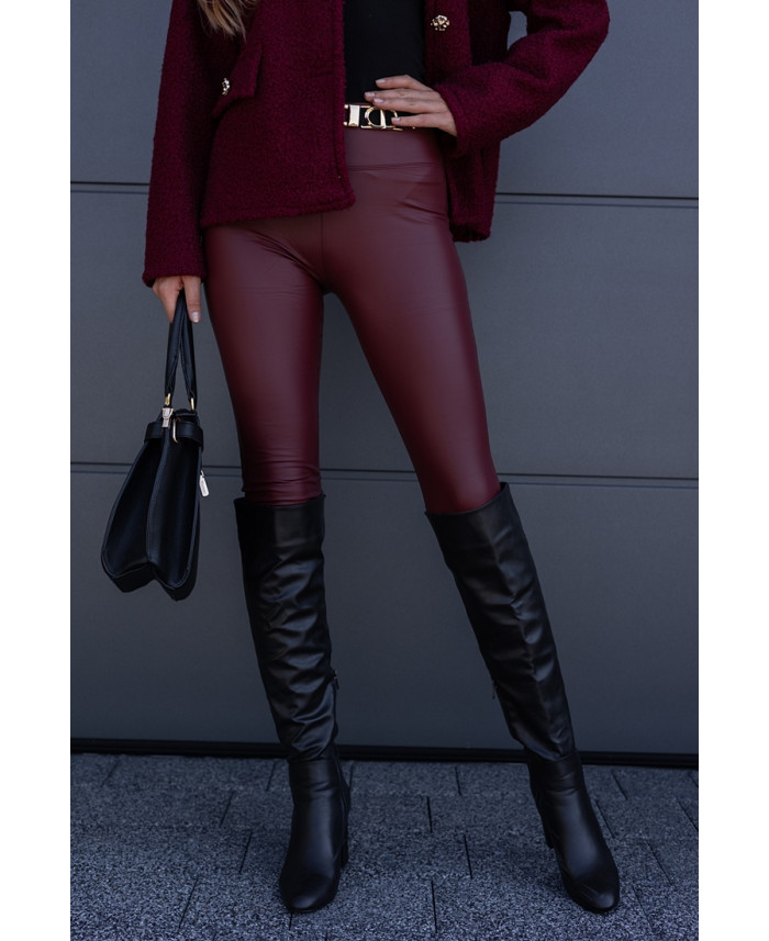 Leginsy Eko Skay Burgund